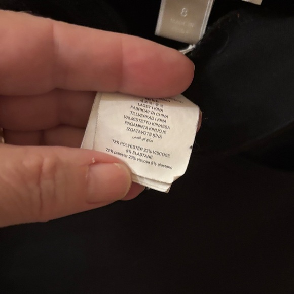 MICHAEL Michael Kors Black Stretch Pants Size 8 Classic Business Casual - Picture 4 of 7